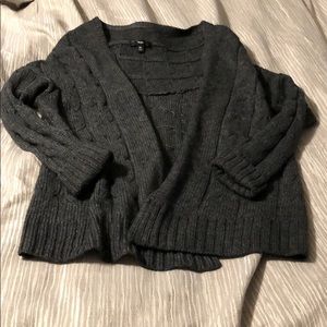 Dark grey knit sweater